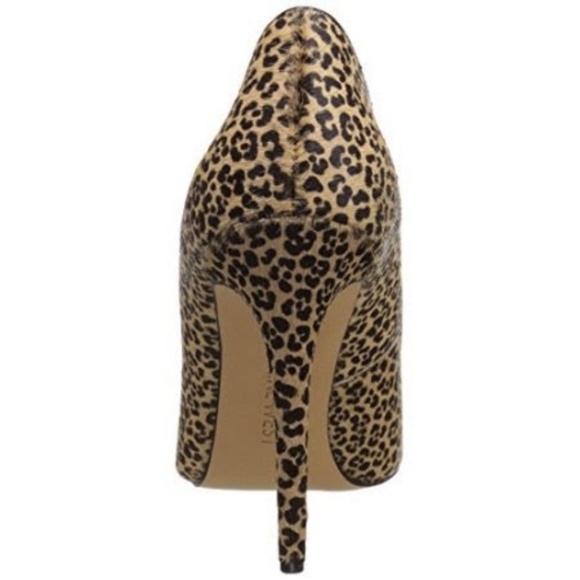 NEW IN BOX Nine West FROLIC LEOPARD PONY HAIR heels 8.5 - Picture 6 of 8